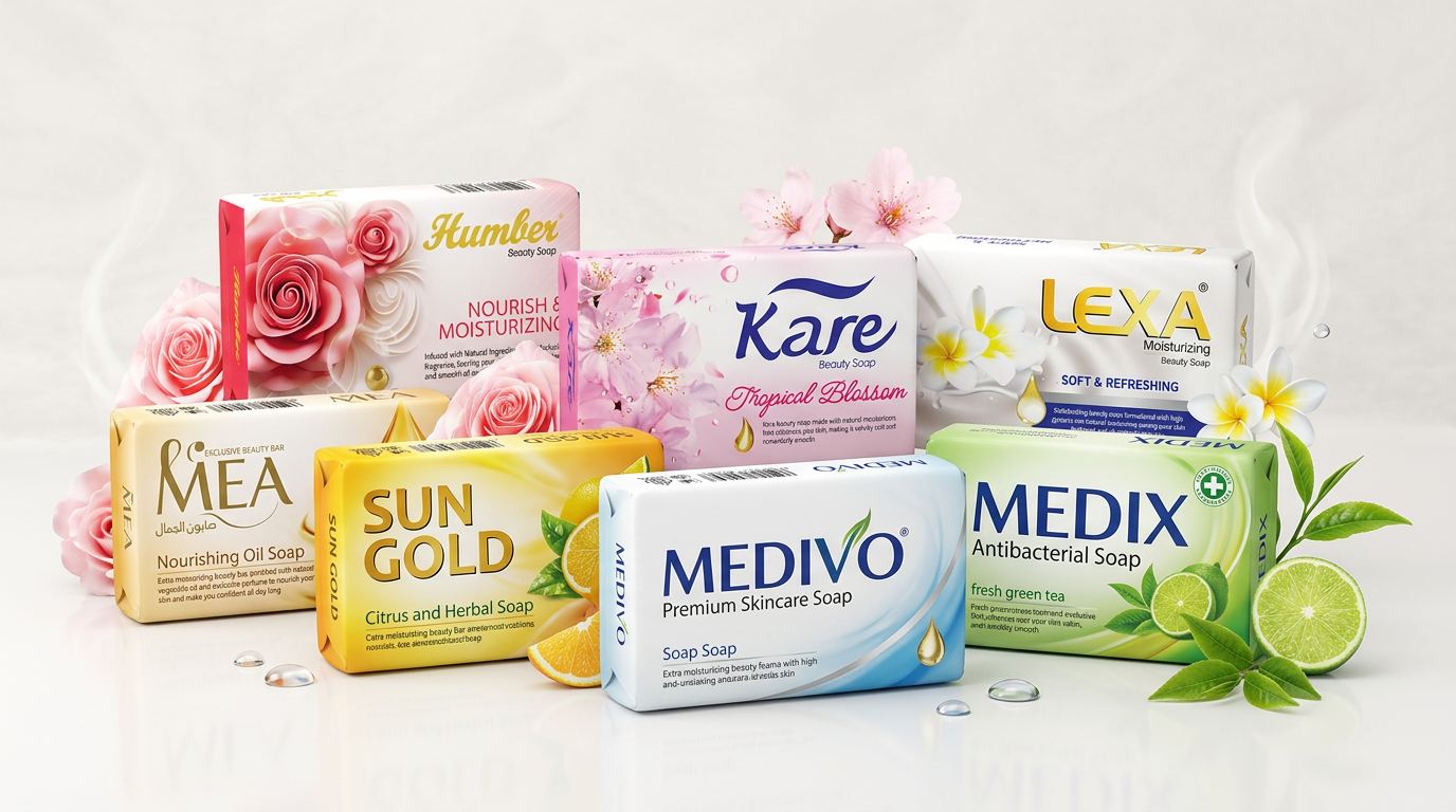 IndoSultan bar soap brand range